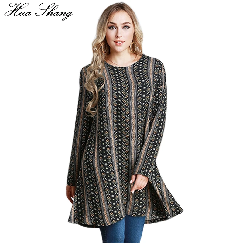 Otoño Invierno 5XL 6XL 7XL blusas largas de talla grande mujer manga a rayas Floral estampado Vintage blusa túnica femenina - AliExpress Ropa mujer