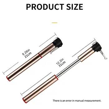

Portable Bicycle Pump Cycling Hand Air Pump for Bike Tire Inflator bicicleta For AV/FV MTB Mountain Bicycle Bike Pump