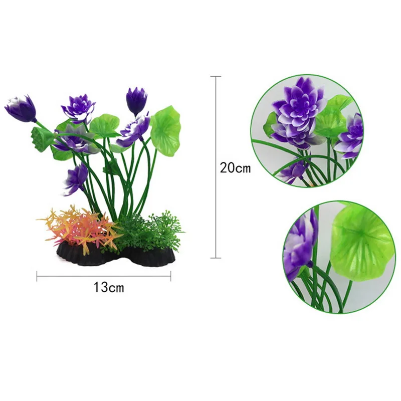 Бонсай цветок искусственные растения аквариум Растения для аквариума украшение для аквариума украшения растения водные растения цветок декоративный