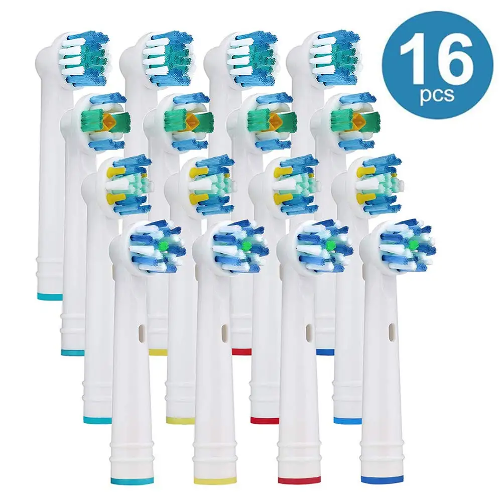 

Replacement Brush Heads for Oral B Toothbrush Heads, Including 4 Precision Clean, 4 Floss Action, 4 Cross Action and 4 3D White