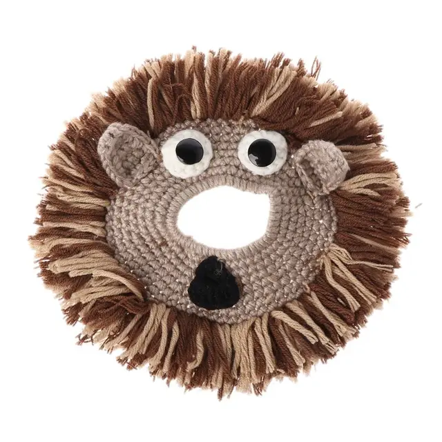 Animal Camera Buddies Lens Accessory for Child/Kid/Pet Photography Knitted Lion Octopus Teaser Toy Lens Posing Photo Props R9JD 2