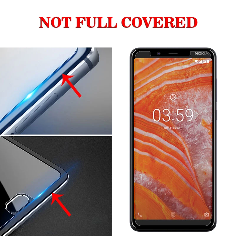 Защитная пленка для экрана Nokia 3 1 Plus закаленное стекло 2.5D 9 H телефона Plus|Защитные