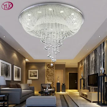 

New Modern Crystal Chandelier For Ceiling Living Room Lobby Crystal Lamp Luxury Home Lighting Fixture LED Lustres De Cristal