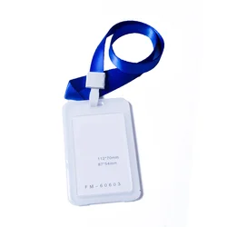 Porte carte d'identité créatif, 16 pièces, porte Badge d'identité pratique, pochette de rangement pour étudiants avec cordes suspendues (aléatoire) 