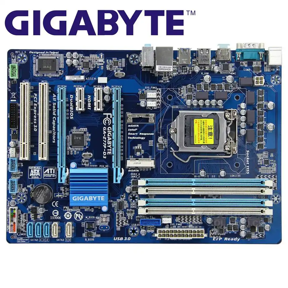 Lga 1155 Ddr3 For Intel Gigabyte Ga Z77p D3 Original Motherboard Usb3 0 Z77 Z77p D3 Z77p D3 Desktop Mainboard Sata3 Hdmi Used Motherboards Aliexpress