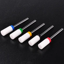 1 шт. керамический факел фреза для ногтей электрическая роторная дрель пилка для ногтей удаляет акриловый гель для ногтей инструменты для полировки