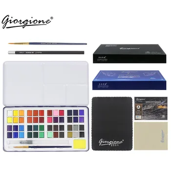 

18/24/36/48 Color Solid Watercolor Paint Set Water Color Pigment Painting Hand-painted Drawing Art Supplies School Stationery
