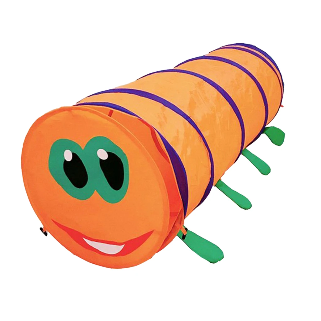 Portable Crawl Tunnel Caterpillar Play Tent Toy for Kids Toddlers Infants Indoor and Outdoors, 5 Foot Long