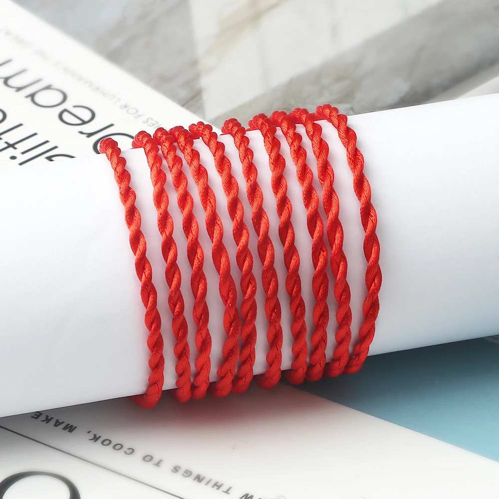 Red Thread String Bracelet For Women Simple Lucky Handmade Weave Rope Bangle Men Fashion Couple Jewelry Lovers Gift Wristband - Image 2