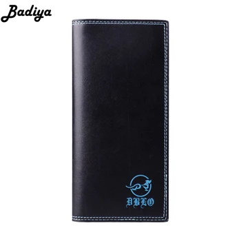 

Long Wallet Men's Thin Silm PU Leather Business Wallet Luxury Brand Design Male Coin Purse Casual Card Holder Male Clutch Bag