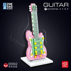 Bloc de construction de Piano, Instrument de musique créatif, modèle de petites particules, ornements, jouet préféré des enfants, cadeaux 