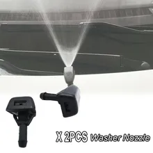 

2X Front Windshield Wiper Spray Washer Fit For Volvo S40 S80 S70 C70 XC90 Nozzle Durable And Practical To Use Car Wash