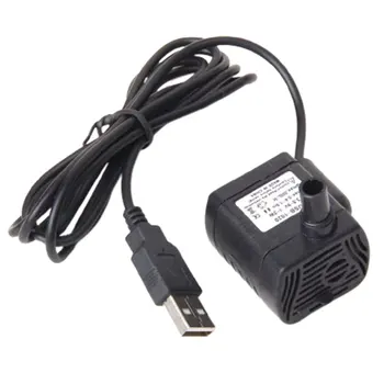 

New Engineering Plastics Mini Water Pump 3W Usb-1020 Crafts Dc3.5V-9V Charging Treasure Usb Micro Submersible Pump For Aquarium