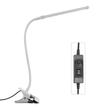 

24 LEDs Eye Protect Reading Book Lights Clamp Clip Light Table Lamp Stepless Dimmable Bendable USB Powered LED Night Desk Lamp