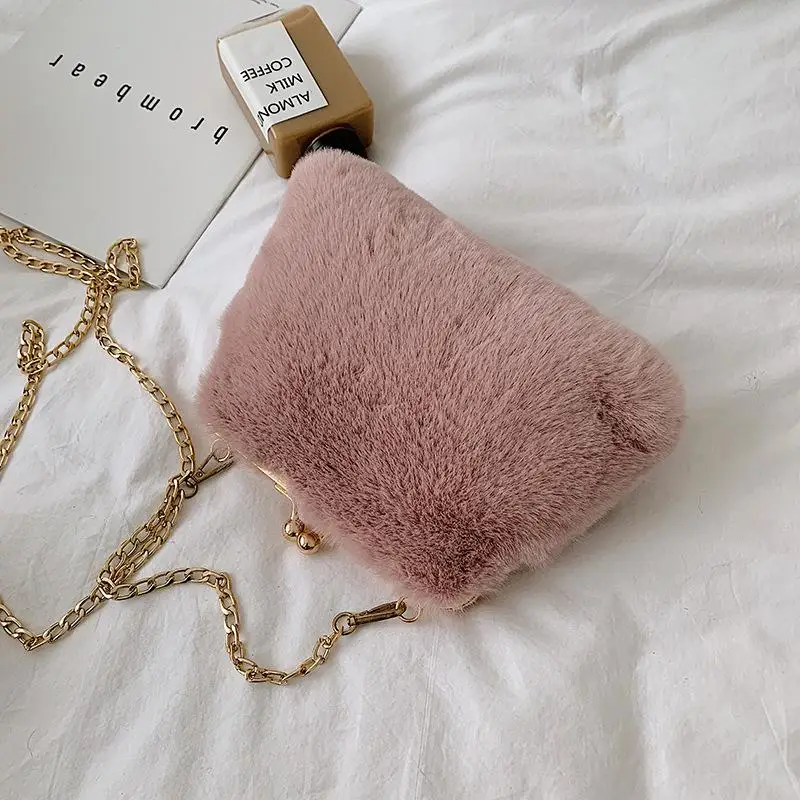 Dark Pink Винтаж Для женщин свадебные через плечо, женская сумка с леопардовым принтом с плюшевой подкладкой, женские сумки из натуральной кожи вечерние зажим цепи вечерний клатч кошелек чехол для телефона - Цвет: Dark Pink