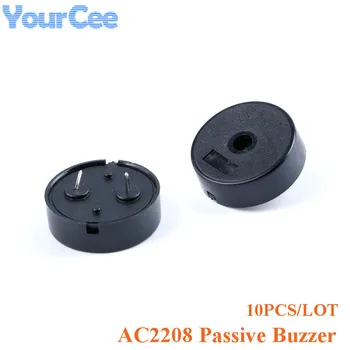 

10pcs AC2208 Passive Piezoelectric Buzzer AC 3-24V 22*8mm Mini Piezo Buzzers Speaker Frequency 4KHZ Diy Electronic