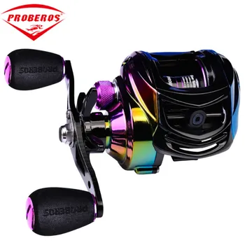 

PRO BEROS Baitcasting Reel 7.2:1 9+1 Bearings Water Drop Wheel Right/Left Hand Bait Casting Fishing Reel Lure Reel Fishing Gear