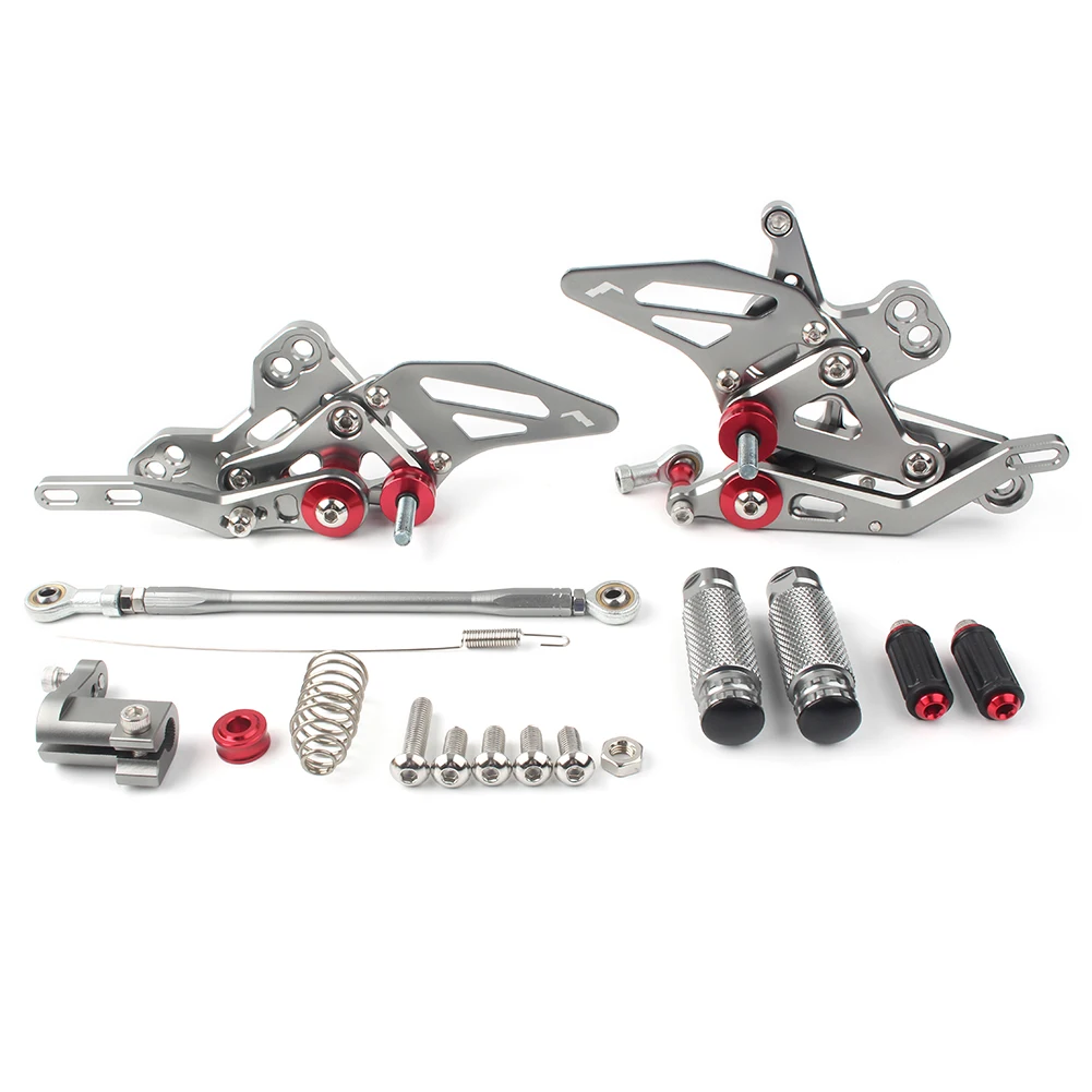 Набор задних подножек для мотоциклов набор регулируемых Honda CBR650R 2019 2020 и CB650F 2014 2015