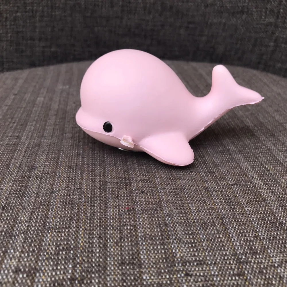 Kawaii Squishies маленький кит мягкий медленно поднимающийся сжимающий мягкие детские игрушки Мобильные Подвески с ремешками для телефона подарки коллекции