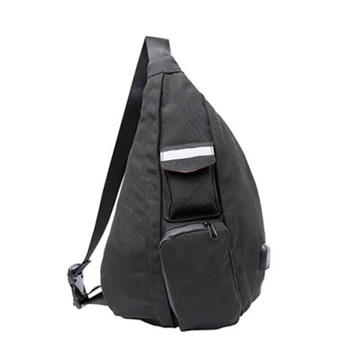 

Multifunction Fashion Women Crossbody Bags USB Charging Chest Pack Short Trip Messengers Bag Water Repellent Shoulder Bag