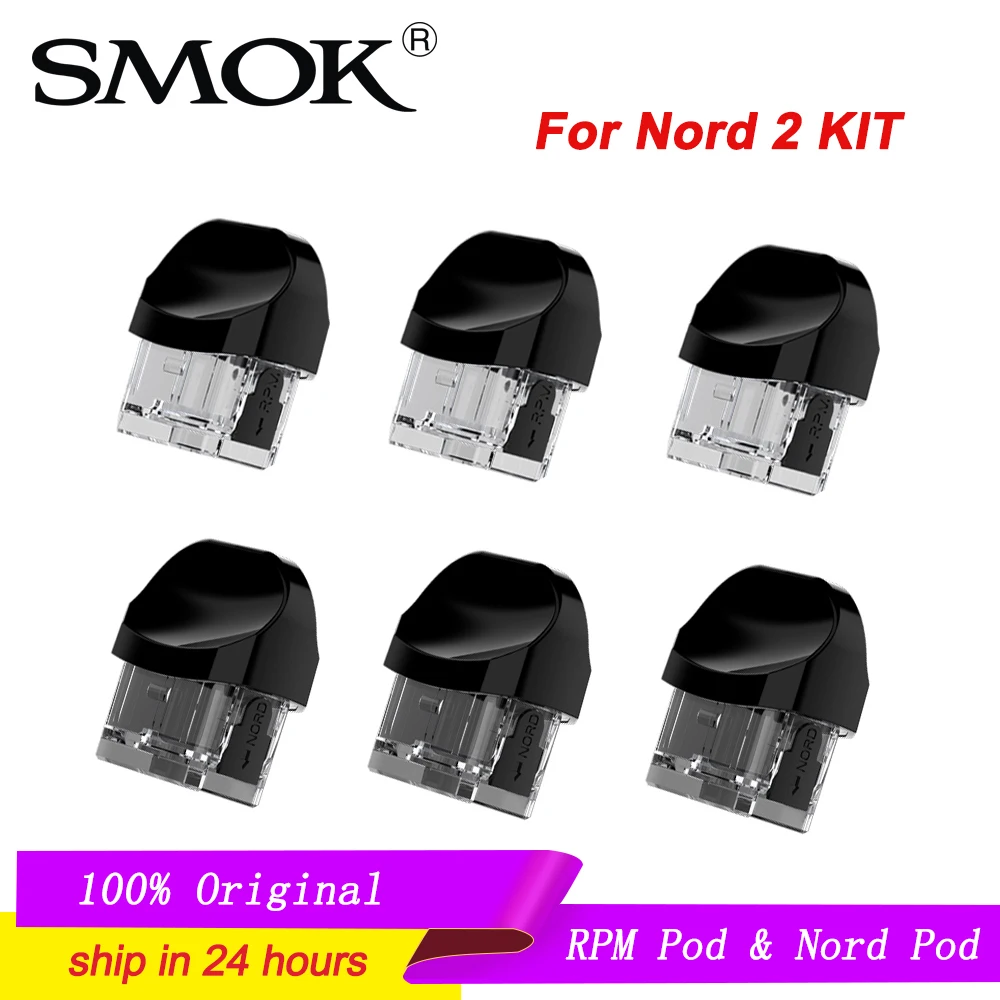 Original-SMOK-Nord-2-RPM-Pod-Nord-Pod-Coil-4-5ml-Empty-Cartridge-For ...
