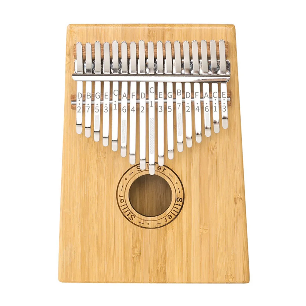 1 шт. деревянный цвет 17 клавиш калимба большой палец пианино играть с гитарой музыкальный инструмент Аксессуары
