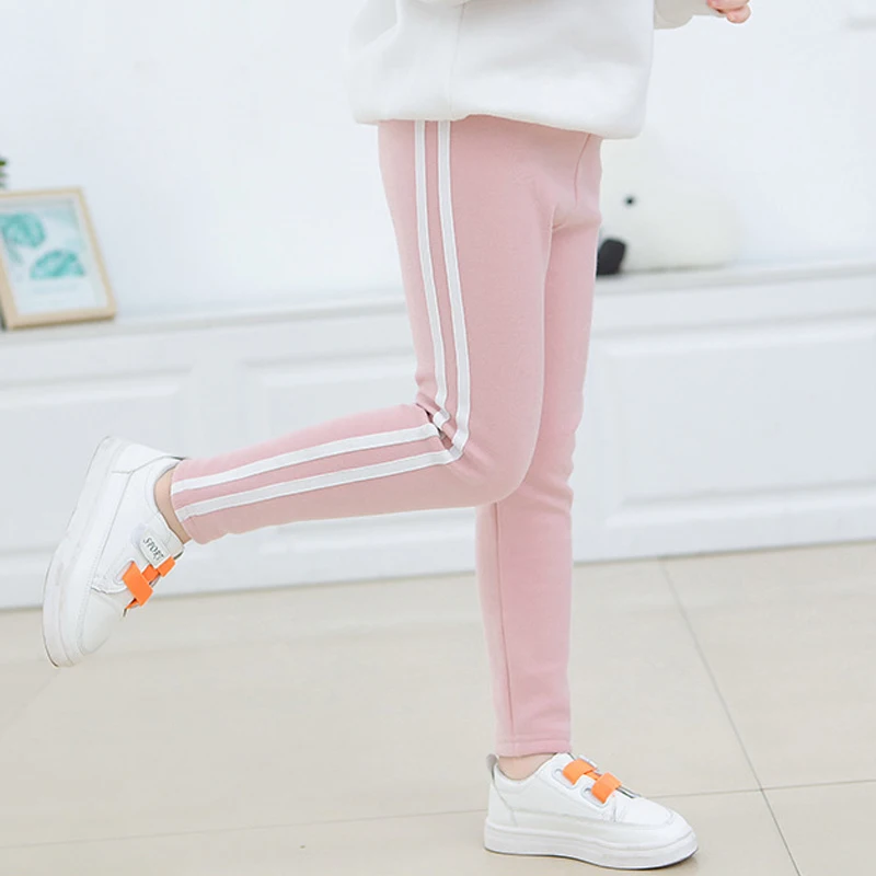 Girl Boy Clothes casual pantsThick warm Fashion Joker Sports Trousers Children's Wear 3-7 Y Child Quality Clothing Hot Sall