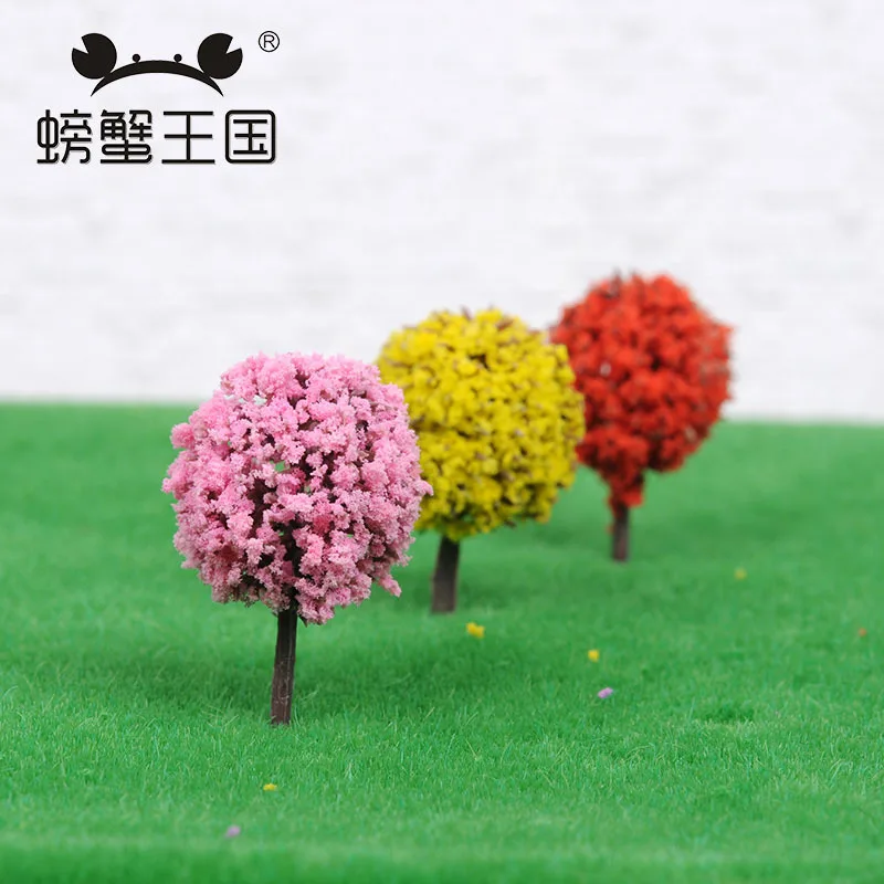  Architecture Sand Table Model Material Scene for Making Model Tree Finished Product Tree round Sphe