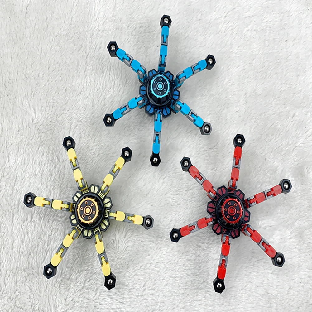 Mechanical Gyro Robot Toy Practical ABS Hand Spinner Vent Fingertip Top