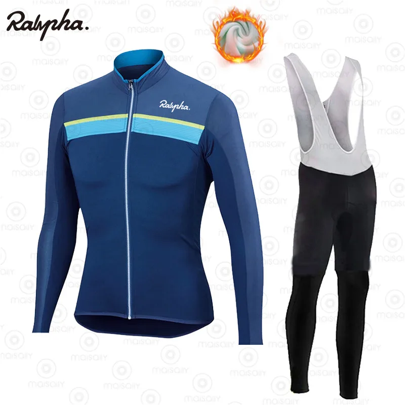 

2019 Northwave Pro Team Winter Cycling Clothing Ropa Ciclismo Hombre Long Sleeve Cycling Bib Pants Set MTB Bike Uniform 19D Pad