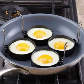 

1 Pc Stainless Steel Non Stick Fantastic Egg Pancake Maker Ring Kitchen Baking Omelet Moulds Flip Cooker Egg Ring Mold KITCHEN