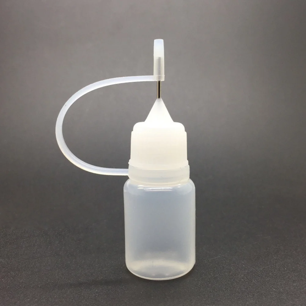 

5/10ml Plastic Empty Tip Squeezable Bottle 5PCS Durable Bottle