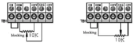 poti control moor speed