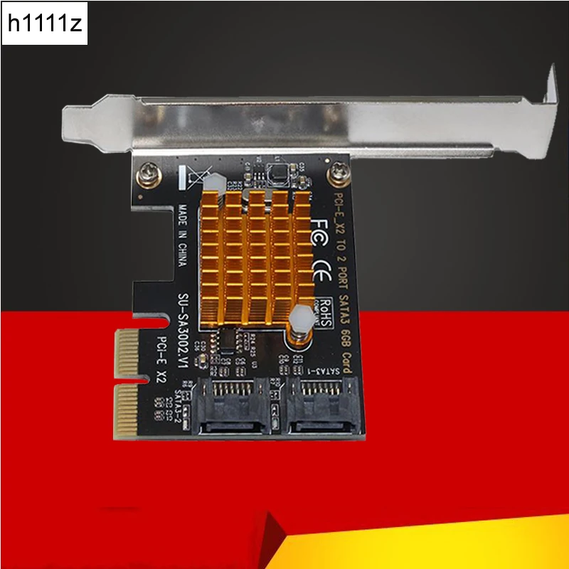 Для SA3002 ASM1062 Chip PCI-E/SATA 3 0 Плата расширения 6GSATA3.0 интерфейс жесткого диска карта