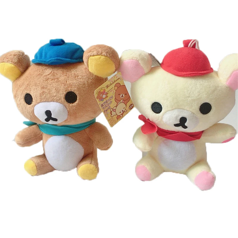 2 шт./лот случайные стили Медведь Rilakkuma плюшевый игрушка