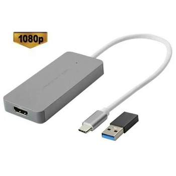 

Audio Live Streaming Plug And Play Computer Accessory UVC Broadcast Video Card 1080P 60fps Game Record HDMI To TYPE C