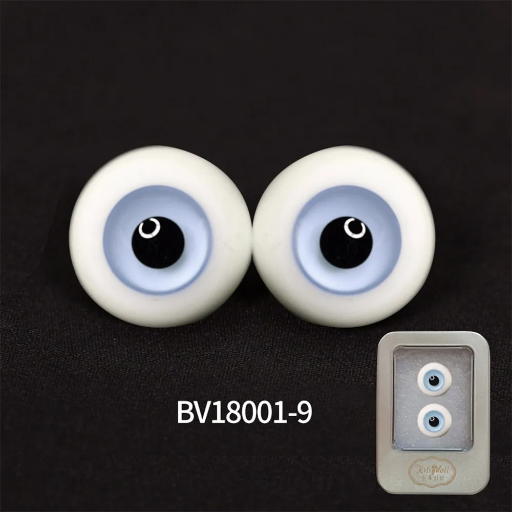 BJD 14 мм глазное яблоко для размера 1/4 кукла 45 см SD MSD светильник серый темно-зеленый красный фиолетовый дымчатый сапфир кукла BJD коричневые синие глаза - Цвет: BV18001-9