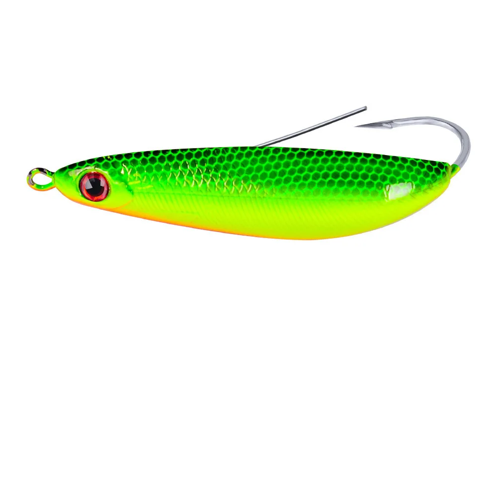 YUZI 1PCS Rattling Minnow Spoon Fishing Lure Freshwater Saltwater