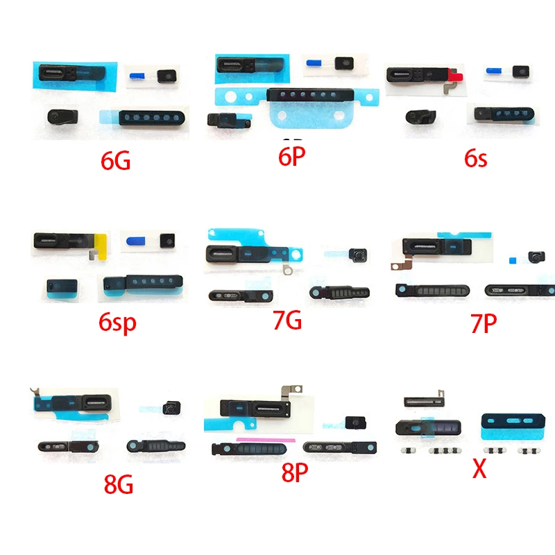 Full Set Dust Net Ear Speaker Loudspeaker Mic Mesh For Iphone 11 Pro Max X Xs Max Xr 6 6s 7 8 Plus Anti Dust Screen Grill Mesh Mobile Phone Cases Covers Aliexpress
