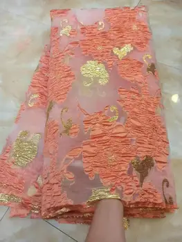 

African lace fabric 2020 High Quality Embroidered Brocade Lace french Tulle Lace Fabric for nigeria party dress YYZ97897