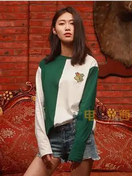 Маскарадный костюм Ravenclaw/Gryffindor/Hufflepuff/Slytherin, маскарадные костюмы, футболка Малфой Гермионы, 4 цвета на выбор - Цвет: Зеленый
