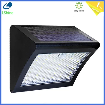 

2Pack 38 LED 3W 500Lux Outdoor Solar Wall Lamp IP65 PIR Motion Sensor Garden Light Solar Powered Spotlight Sunlight Street Light