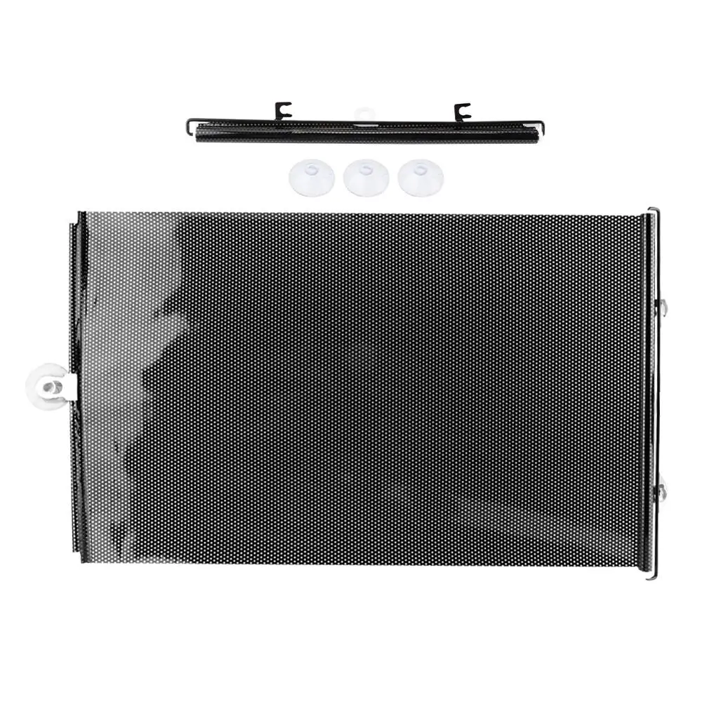 

40*60cm Roll Sun Shade Shield Retractable PVC Car Sunshade Curtain with a suction cup fit for installation on side windows
