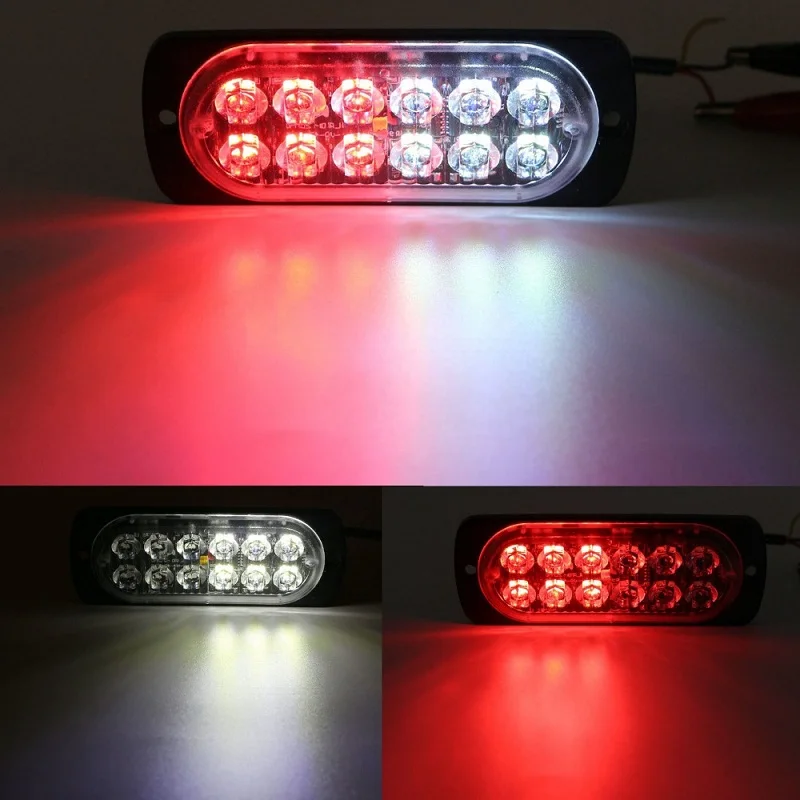 12V 24V 12LED Car Truck Emergency Warning LED Strobe Flash Light Hazard Driving DayLight Bar Police Firefighter Flashing Lamp | Автомобили