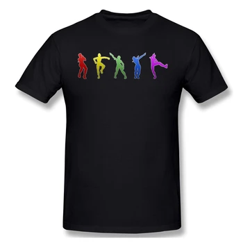 

FORTDANCE black T Shirt fortniter homme T-Shirt Tees Pure Cotton Amazing Short Sleeve plus size best gift