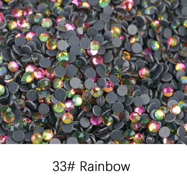 1000 Gross 140,000Pcs  bulk Wholesale Big Pack DMC Hotfix Rhinestones   Crystal Glass  Better Stone With Glue On Stones 33