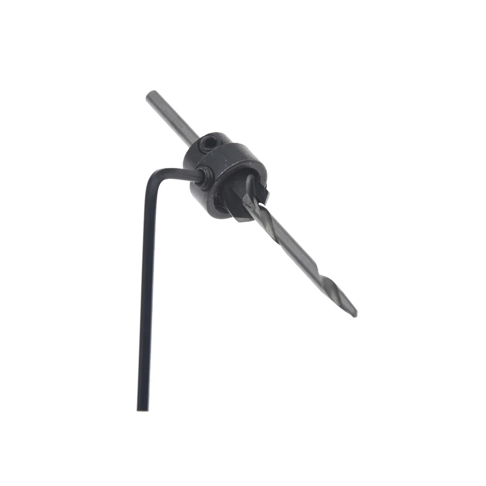 

22Pcs Drill Bit Flute Round Shank Adjustable Tapered Wood Hiding Screw Head Countersink Drill Woodworking Drilling Tool