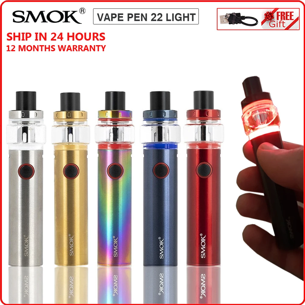 Электронная сигарета SMOK Vape Pen 22 оригинальный светильник батарея 1650 мАч 4 мл