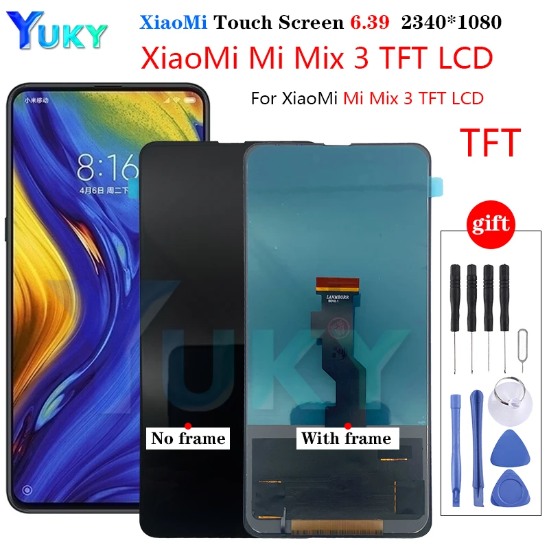 TFT LCD для Xiaomi Mi Mix 3 дисплей сенсорный экран дигитайзер в сборе запасные части Mix3 |