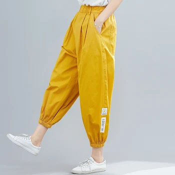 

Womens Pants Trouser Bottoms Cotton Linen Big Loose Oversized Solid Retro Vintage Fashion Casual for Spring Summer BO24371514